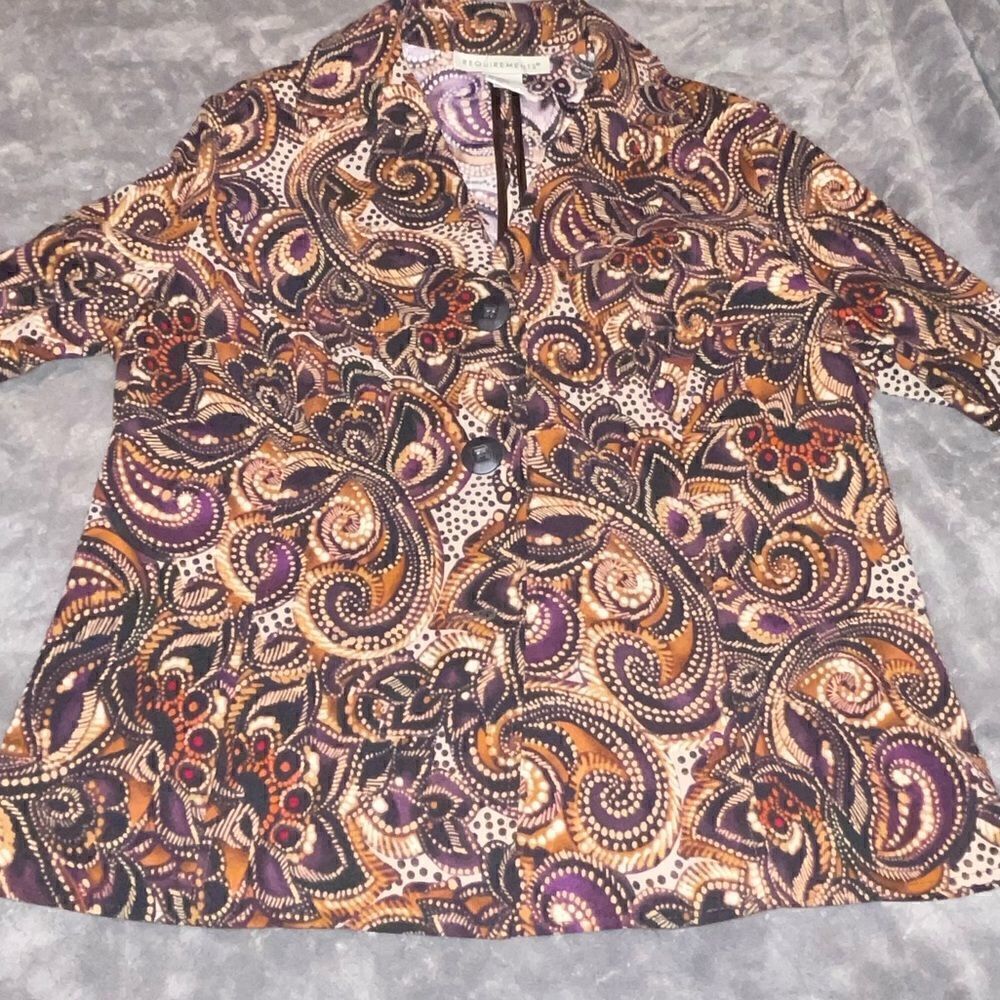Requirements Two Button Paisley Jacket - Picture 10 of 12